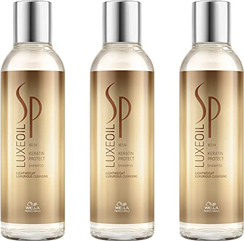 Wella SP Luxe Oil Keratin Protect Shampoo 3x200 ml