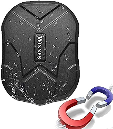 Traceur GPS Professionnel - Suivi en Temps Réel Étanche avec Alarme et APP Gratuite - Localisateur pour Camion, Voiture, Moto, Freezer, Boat (5000 mah)