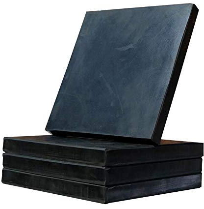 Lezed Terrassenpads, Gummiplatte, Unterkonstruktion, Bautenschutzmatte, Gummipad, Antivibrations Antivibrationsmatte, Gummiunterlage, Unterlage, Terrassenbau,Stoßdämpfung Gummi 10 Stück 50*50*10mm