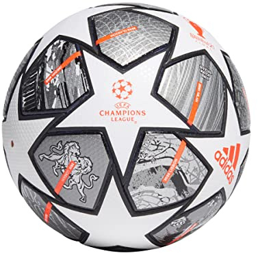 adidas Finale Pro Fußball, Herren, Weiß/HIEMET/Plamet (Mehrfarbig), Größe 5