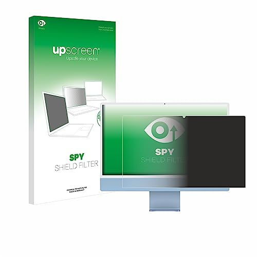 upscreen Blickschutzfilter für Apple iMac 24 M1 2021 | Anti-Spy Displayschutz Made in Germany Privacy Filter Blickschutzfolie Blaulichtfilter Sichtschutz-Folie
