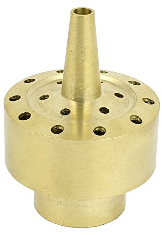 Ruilogod Pool Teich 25mm Innengewinde Dia Water Spray Kopf Düse Messing Ton