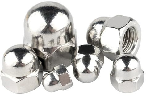 Tuercas ciegas de bellota de 1/10/50 piezas, tuercas ciegas de acero inoxidable 304, tuercas ciegas de cúpula decorativas M3 M4 M5 M6 M8 M10 M12 M14 M16 M18 Tuercas ciegas de hardware ( Color : 304 St
