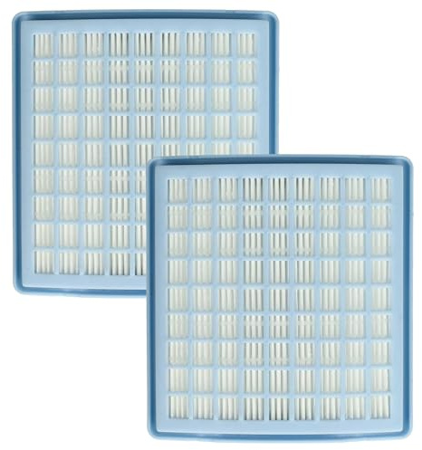 vhbw 2x Staubsaugerfilter kompatibel mit Miele S166 | S164 Parquet 1500, S163 Parkett & Co Mini1400, S164 Staubsauger - HEPA Filter Allergiefilter