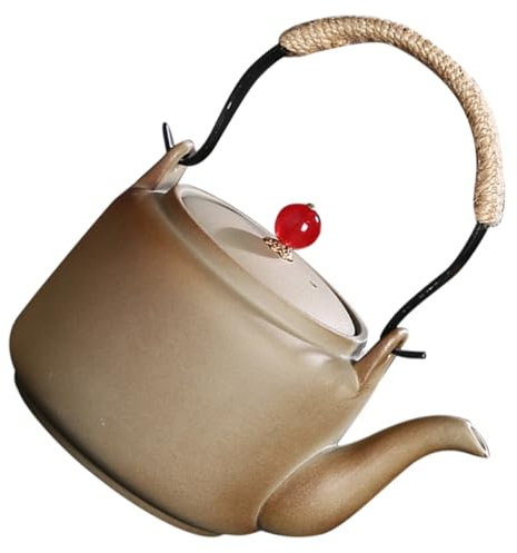 OUNONA Großer Kapazitäts-teekessel Aus Vintage Design Für Zuhause Mit Kühl Bleibendem Griff Und Schmaler Ausgussöffnung Für Einen Sanften Wasserfluss Für Teeliebhaber