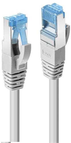 LINDY Cable de red U/UTP Cat.6A gris, 3 m, 10 unidades