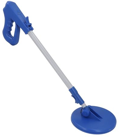 Detector de metales portátil con indicador de sonido y luminoso, impermeable IP68, bobina de búsqueda de 6,3 pulgadas, detector de metales para patio, césped y playa