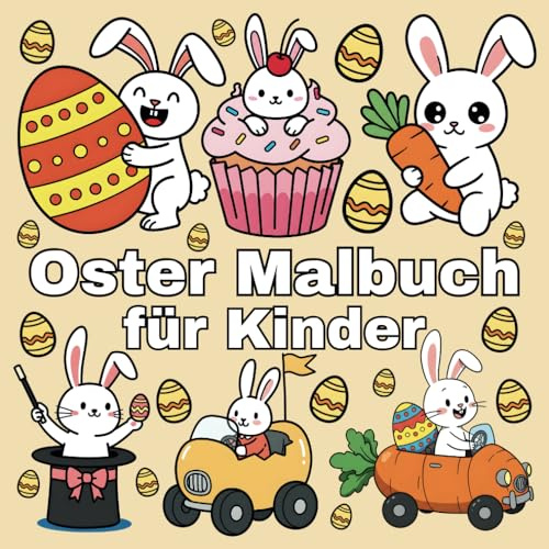 Oster Malbuch: 75 süße Malvorlagen für Kinder