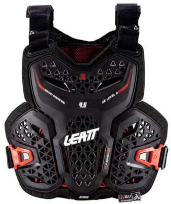 Leatt Chest Protector 4.5 Hybrid Junior Black L/XL, 5026011811
