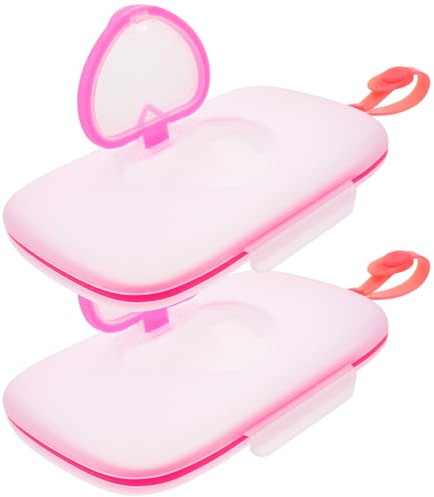 Garneck Tragbare Feuchttuchbox Aus Umweltfreundlichem Pp Material Mit Aufhängung Für Babys Reisen Und Wickeltasche Geruchloser Feuchttuchhalter Praktischer Taschentuchspender