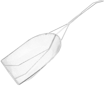 WOONEKY Colino Separatore Grassi in Acciaio Inox Con Manico Lungo Colino Maglie Per Friggere Scolapasta Per e Cibo