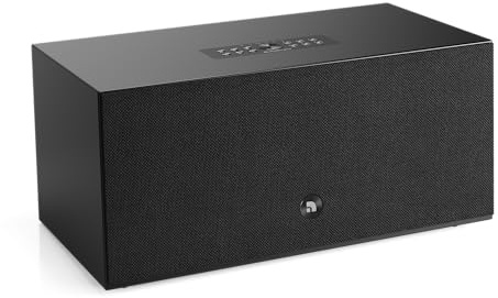 Audio Pro C20 W Altavoz estéreo inalámbrico multihabitación 190 W amplificador clase D, HDMI ARC, AirPlay 2, Google Cast, Bluetooth 5.0, entrada Phono, salida de subwoofer (negro)