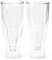 Balvi Vaso Cerveza Gravity Set de 2 Vasos de 250 ml Doble Pared Mantiene el Frio Forma de Botella del