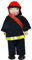 Winzlinge Biegepuppe - Feuerwehrmann Ferdi