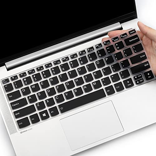 Tastaturabdeckung für Lenovo Yoga 7 7i 14 Zoll Laptop 7-14ITL5, Slim Pro 14ARE05 14ITL5, Duet Tastaturabdeckung, 5G-14Q8CX05 Zubehör – Schwarz