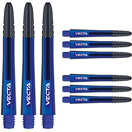 WINMAU Vecta Dartschäfte - 3 Sets pro Packung (insgesamt 9 Schäfte)