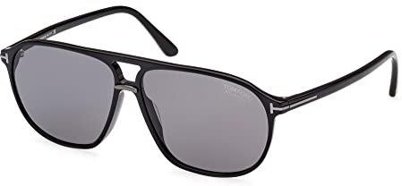Tom Ford BRUCE FT 1026-N Shiny Black/Grey 61/12/145 men Sunglasses