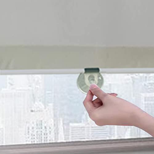 KOOEIN Saugnapf-Rollos ohne Bohren,verdunkelungsvorhänge,Innen Rollo mit Saugnäpfen für Fenster/Türen/Schlafzimmer/Balkon,temporärer Sichtschutz Jalousien,Grey-60x125cm/24x49in