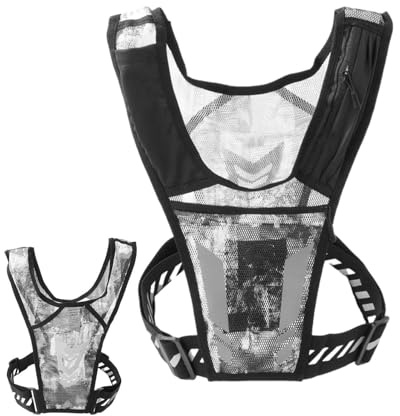 Onlynery Course Réfléchissant, Porte-téléphone Course pour Gilet, Veste Running Porte Téléphone avec Poche, Pochette Pectorale, Sac Support Téléphone, Porte Téléphone pour Course À Pied