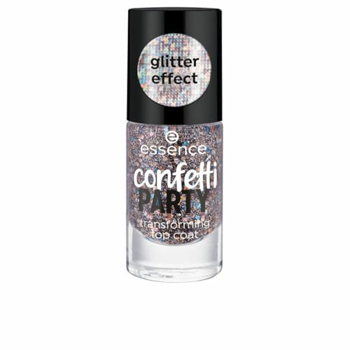 Essence Confetti Party Top Coat für Nägel, 8 ml