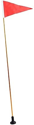 Kisangel Mât de Signalisation Pliable en Alliage D’Aluminium et Plastique, 1 Lot, Installation Facile, pour Kayak et Bateau, Avertissement en Navigation