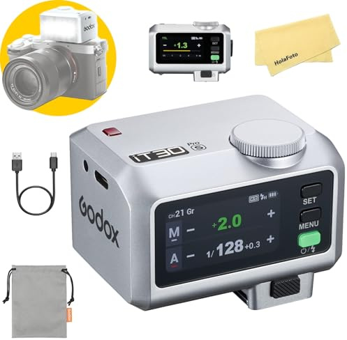 Godox iT30 Pro S iT30Pro-S Camera Flash for Sony Camera Flash Speedlite Speedlight Light,2.4G TTL1/8000 HSS,560 Full Power Shots,GN15,1.5s Recycle Time,w/Standard Hot Shoe