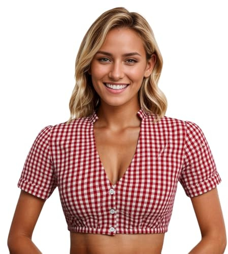 Chemisier Corset Blanc Traditionnel Manches Bouffantes Traditionnelle Dirndl Blouses avec Bordure Lastique Deguisement Adultes Grande Taille Haut Allemand Stretch en Dentelle