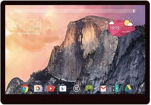 LoiYtrd Cornice Digitale ad Alta Definizione da 15 Pollici con Pulsanti Touch, Album Fotografico elettronico e Lettore pubblicitario(Black)