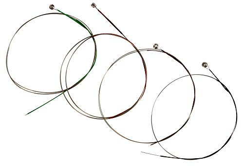 Classic Cantabile VL-34 Violinen-Saiten 3/4 Größe (glatte Oberfläche, rund gewickelt, jede Saite in beschrifteter Einzelkülle, im Set / 4-saitig)