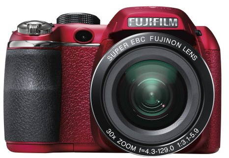 Fujifilm FinePix S4500 Digital Camera - Red (14MP, 30x Optical Zoom) 3 inch LCD Screen