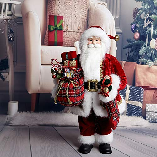 Uten Christmas Decorations, 18 Santa Claus Christmas Figurine Figure Decoration Holiday Decoration