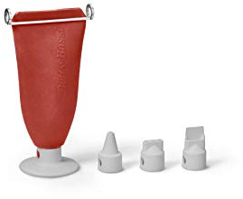 Chocolate Deco de Betty Bossi : la poche à douille qui permet aussi de faire fondre le chocolat. Une douille à pâtisserie multi-usage et facile à prendre en main