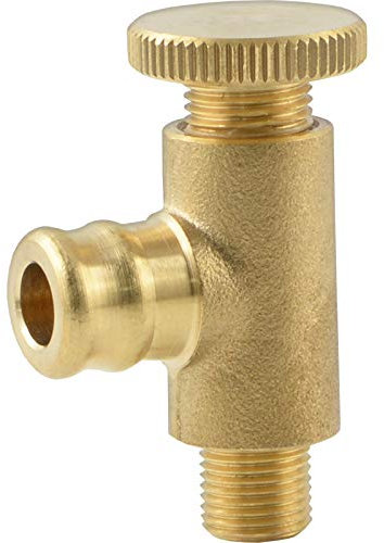 Fittingteile - Ablass- und Entlüftungsventile mit Tülle bis 25 bar Messing (Gewindegröße: G 1/8)