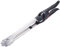 TROIKA Pinzas para barbacoa con linterna extraíble – BBQ + Light – Luz LED blanca cálida, incluye batería AA – Pinzas bloqueables, aptas para alimentos (aprobado por LFGB), mango de plástico