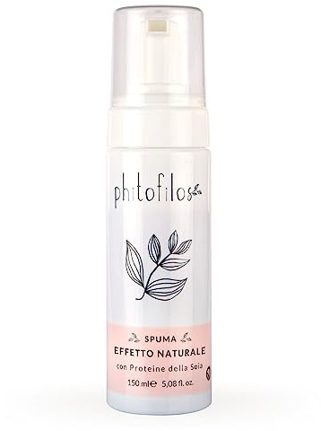 PHITOFILOS SPUMA EFFETTO NATURALE TENUTA MORBIDA CON PROTEINE DELLA SOIA 150ML - ECOBIO 100% VEGANO COSM054