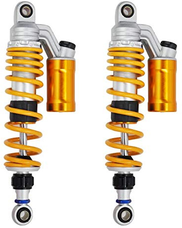 Hegeiisy 360mm/14.2 Amortissement du rebond Universel 7mm Ressort Suspension arrière Amortisseur à air MTB Motorcycle Pour BWS 125 Dirt Bike Gokart Quad ATV Nmax Xmax Aerox