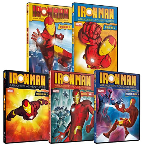Iron Man: Armored Adventures (Vol. 1 & 2 + Season 2, Vol. 1-3) (Boxset) (5-Pack)