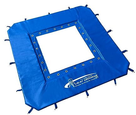 Grevinga® Rahmenpolster für Mini-Trampoline | Ganzabdeckung (112 x 112 cm)
