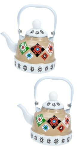 Tetera Tetera Tetera Tetera Tetera Tetera Eléctrica Pequeña Tetera Decorativa Pequeña Tetera China de Hojas Sueltas Tetera Estufa Tetera de Agua Olla para Servir Té Casa de Té Esmalte Oficina de Ca