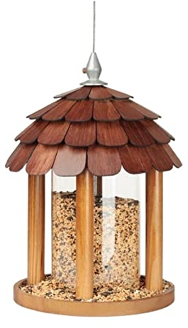 Vogelfutterhaus Vogelfutterspender Im Freien Hängende Regendichte Zufuhr-Vogel-Haus-Garten-Dekorations-Vogel-Futterstation Futterhaus für Vögel Vogelfutterstation
