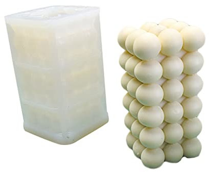 Molde de burbujas 3D de resina epoxi, apto para lavavajillas, para hacer jabón, mousse, pasteles, fondant, decoración, moldes para horno, Pascua, moldes de silicona para hornear pan