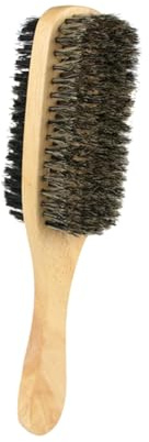 NOLITOY Cepillo Para Barba De Madera y Peine Para Hombre Limpiador De Barba Peine De Peluquería Adecuado Para Cuidado