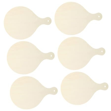 6 Pièces Plateau Naturel pour Découpage Diy de Mini Planchettes pour Cuisine Décoration