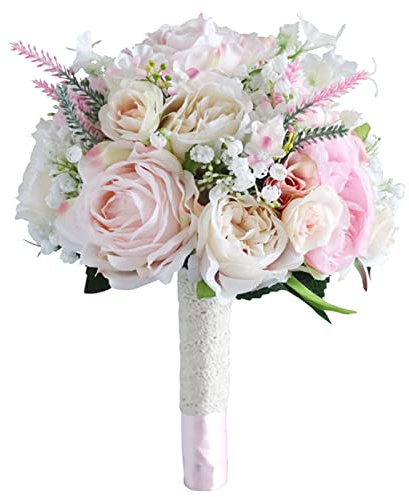 Künstlicher Blumenstrauß aus Seide mit grünen Blättern, für Valentinstag, Hochzeit, Braut, Fotografie, Requisiten, Geschenkzubehör
