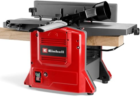 Einhell Stationäre Hobelmaschine TC-SP 204/1 (1500 W, 9500 min-1, 204 mm Hobelbreite, stabile Konstruktion zum Dickenhobeln und Abrichten, ausziehbare Werkstückauflage)