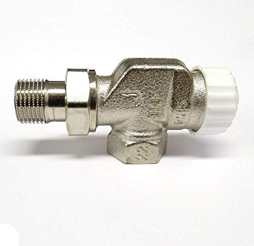 Heimeier Thermostat-Heizkörperventil V-exakt II 1/2' Axialform 3710-02.000 Silber
