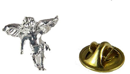 6030333 Guardian Angel Lapel Pin Brooch Tie Tack Collar.