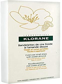 Klorane Cera Epilatoria a Freddo per Zone Sensibili, 6 Strisce