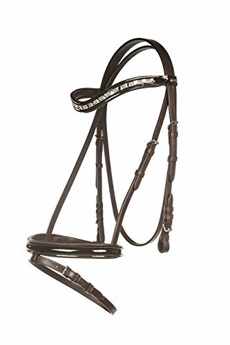 HKM 51842400 Reittrense -Shirley, L, braun