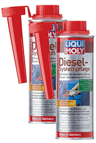 2 x Liqui Moly 5139 Aditivo de mantenimiento del sistema de motor diesel limpiador de combustible
